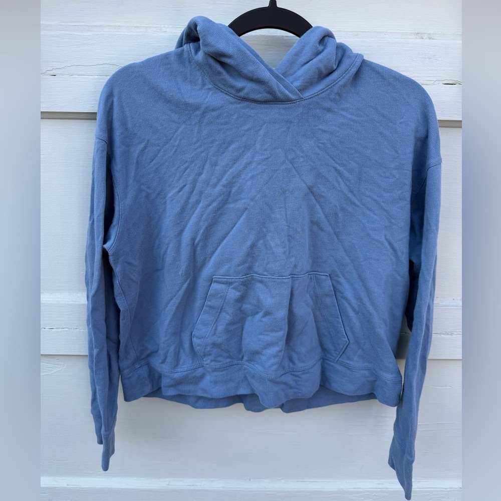 James Perse Light Blue Hoodie Sweatshirt